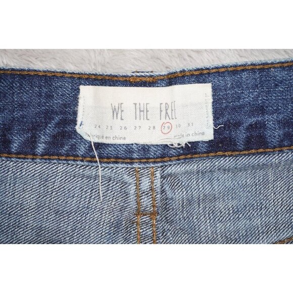 Free People Women’s- We The Free Denim Shorts Size 29 - Picture 4 of 9